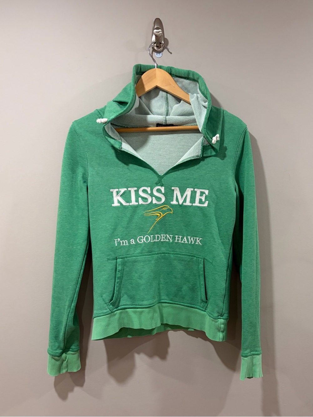 Wilfrid Laurier University “Golden Hawks” Sweater - St Patty’s Day - RARE